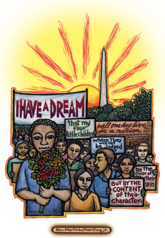 I Have a Dream - Martin Luther King, Jr. Poster by Ricardo Levins Morales