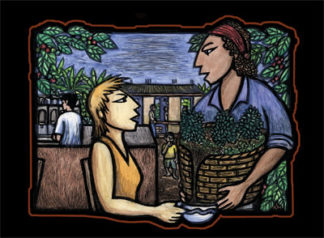 Fair Trade Coffee - Poster by Ricardo Levins Morales