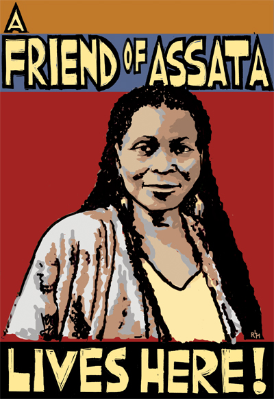 Friend of Assata - Assata Shakur Poster by Ricardo Levins Morales