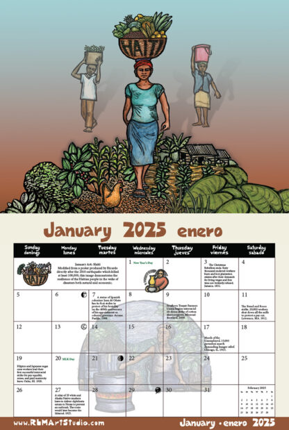 *Box of 25* 2025 Liberation Calendars (Flat Rate Shipping Savings) - Image 3