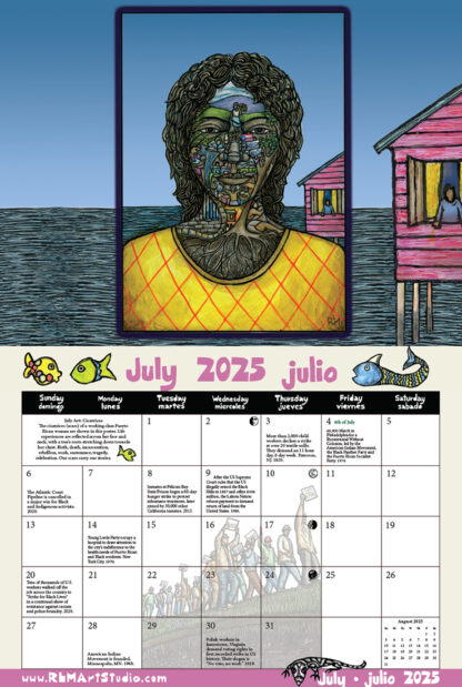 *Box of 25* 2025 Liberation Calendars (Flat Rate Shipping Savings) - Image 9