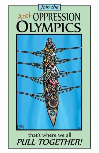 Anti-Oppression Olympics - Poster by Ricardo Levins Morales