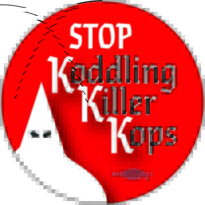 Stop KKK - Button by Ricardo Levins Morales Art Studio