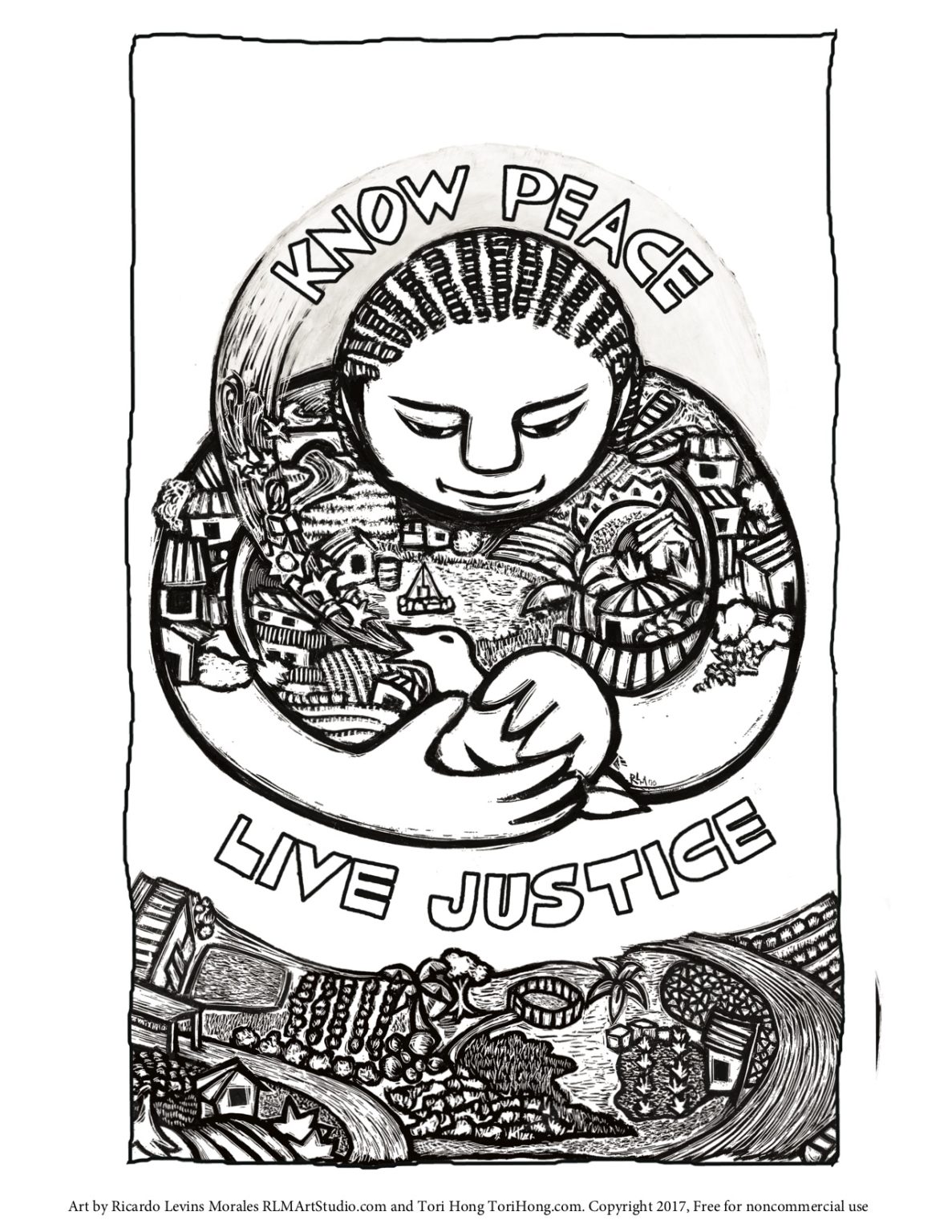 Coloring Pages – Ricardo Levins Morales Art Studio Store