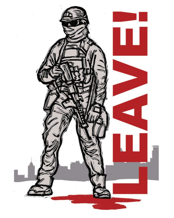 ICE Agents: Leave! GTFO! Scram!