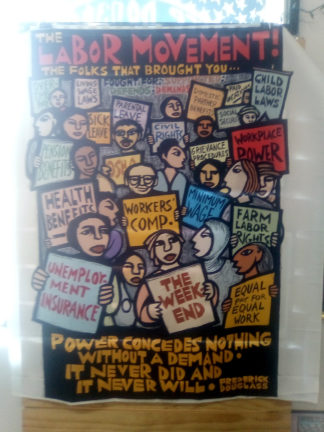 Labor Movement Weekend - Wall Tapestry - 50x61"