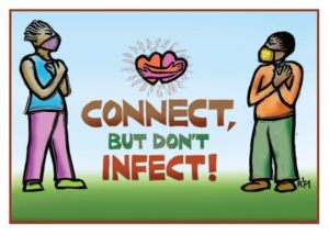 Connect, But Don't Infect! COVID19 Card