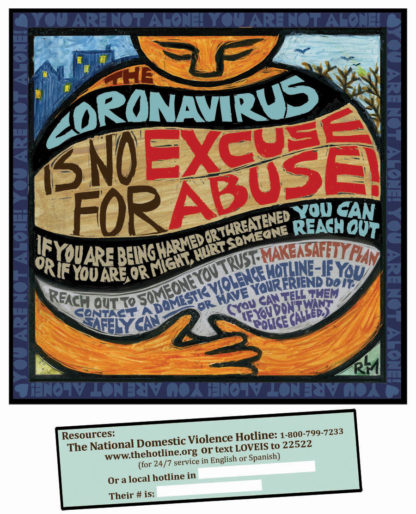 Coronavirus: No Excuse For Abuse - poster