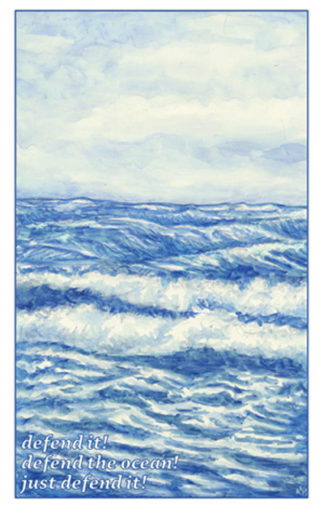 Defend the Ocean! - Artwork by Ricardo Levins Morales Art Studio