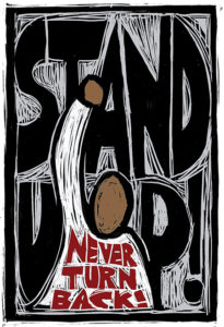 Stand Up - Artwork by Ricardo Levins Morales Art Studio