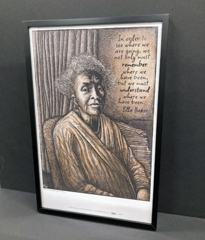 Ella Baker: Understanding in black frame