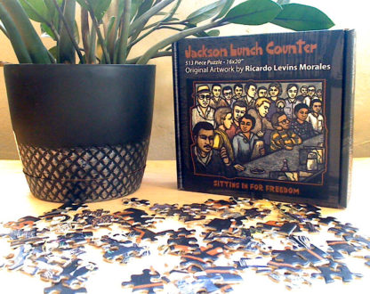 Jackson Lunch Counter 513pc Puzzle Ricardo Levins Morales