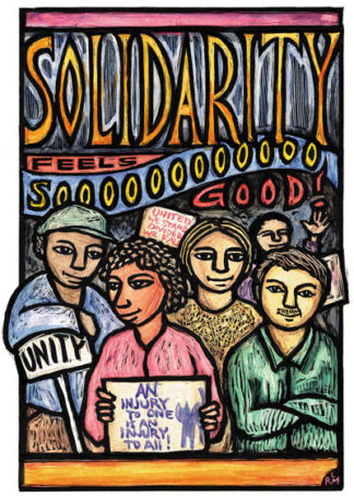 Solidarity Feels Soooooooooo Good (Notecard)