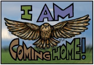 I am Coming Home Notecard