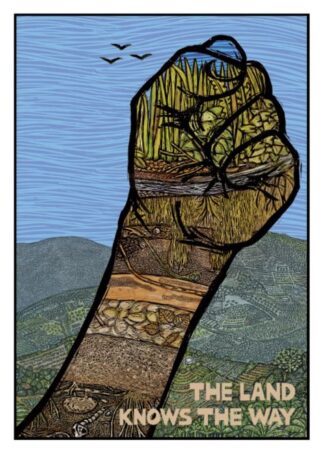 The Land Knows - notecard from Ricardo Levins Morales Art Studio