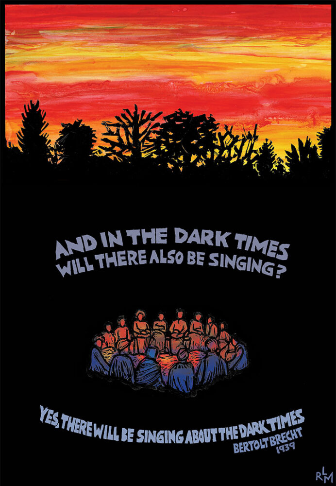 In The Dark Times (Notecard)