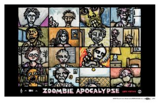 p1031 Zoombies Apocalypse Zoom Zombie Meeting