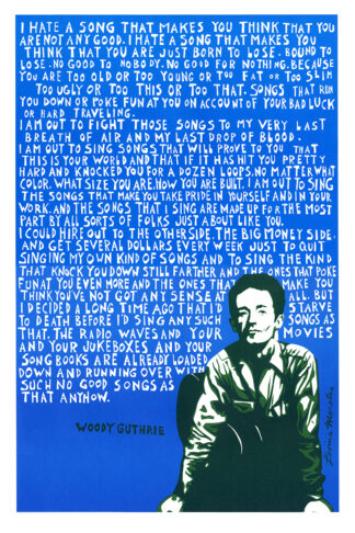 Woody Guthrie - Artwork by Ricardo Levins Morales