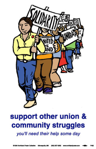 Support Other Struggles - Solidarity, Social Movements Poster by Ricardo Levins Morales