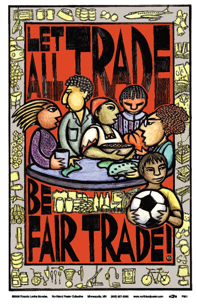 Fair Trade (Notecard) - Poster Art for Social Justice - Ricardo Levins Morales Fair Trade (Notecard) - Poster Art for Social Justice - Ricardo Levins Morales