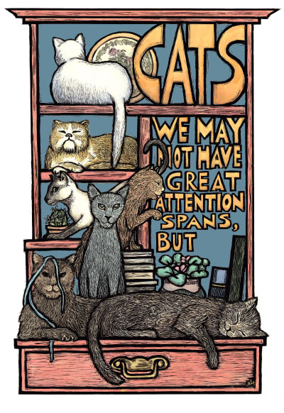 Cats (Notecard)