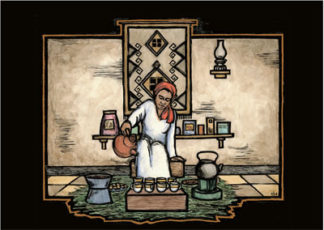 Coffee Ceremony (Notecard)